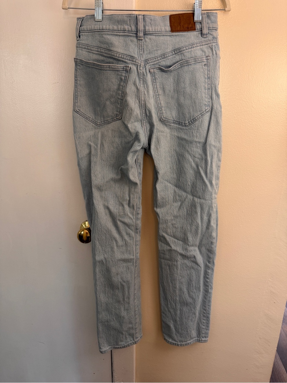 Madewell the '90s straight jean in ward wash - Picture 3 of 7